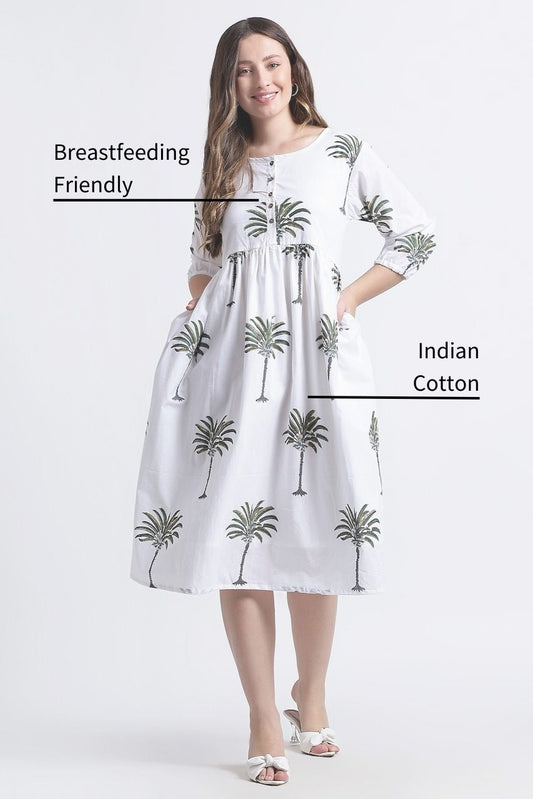 Paro Cotton Midi Dress