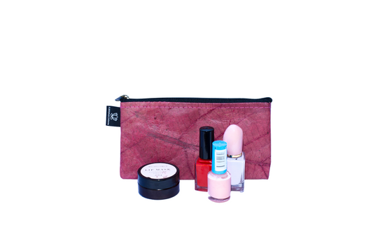 Vegan Leather Pouch - Blissful Organisation - Pink