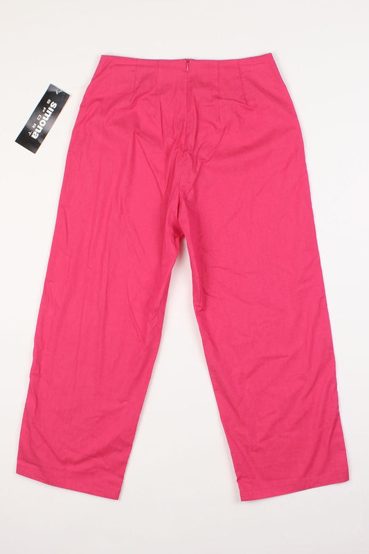 Simona Sport Pink Wide Leg Pants 10