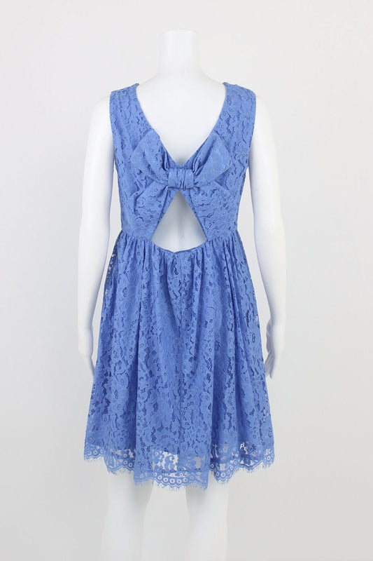 Forever New Lavender Lace Sleeveless Dress 12