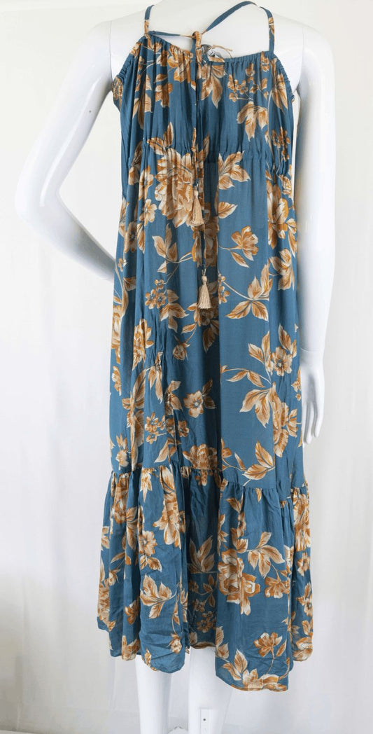 Jets Blue Floral Dress 6