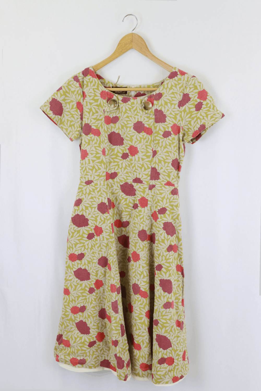 Elise Green Nature Dress XS