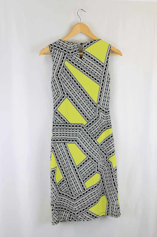 Principles By Bendelisi Petite Black and White and YELLOW Dress 8