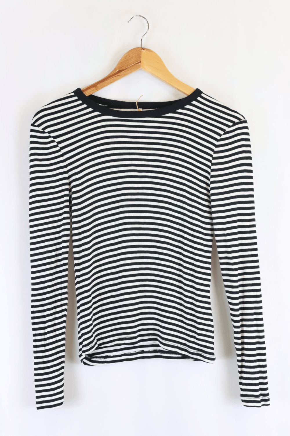 Only Black And White Striped Top S