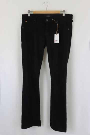 Hudson Black Jeans Straight Leg 31 (AU 13)