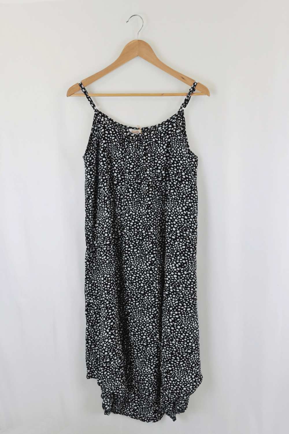 Inzagi Black And White Pattern Dress S/M