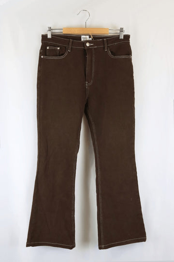 Princess Polly Brown Pants 10