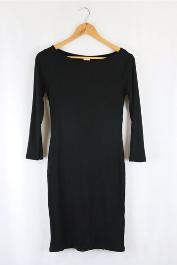 H & M Black Dress S