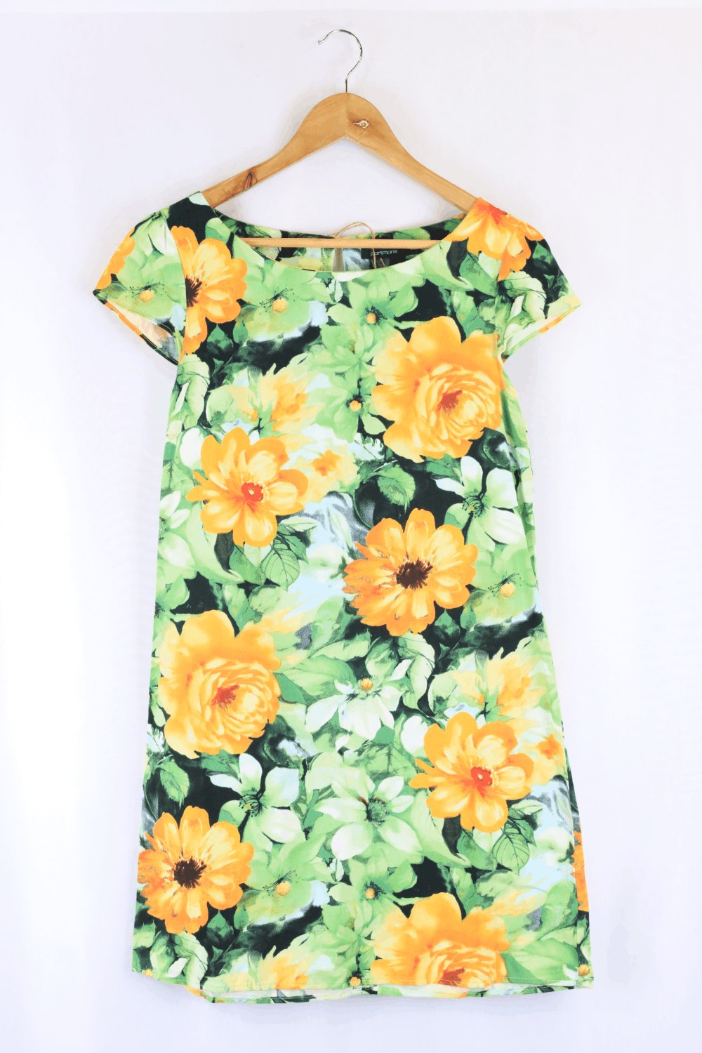 Portmans Floral Green Dress 8