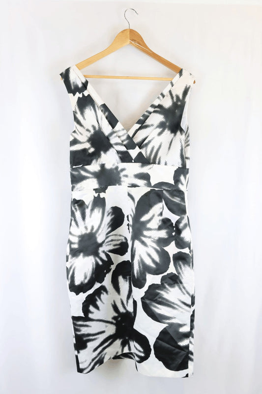 Calvin Klein Black And White Dress 12