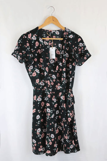 H & M Floral Pink Dress 6