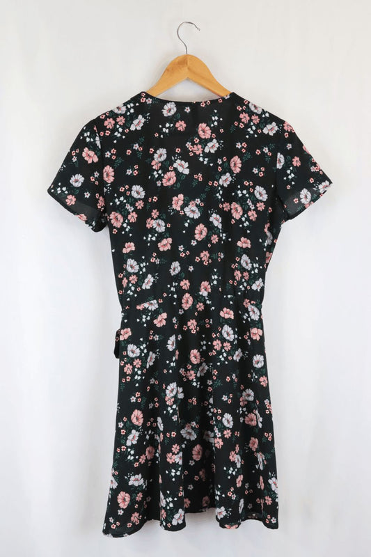 H & M Floral Pink Dress 6