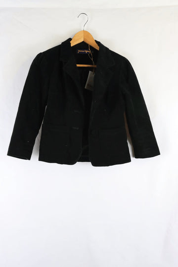 Princess Highway Black Velvet Jacket 8