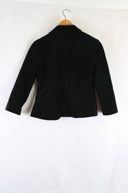 Princess Highway Black Velvet Jacket 8