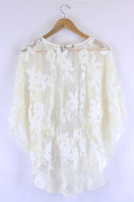 Marciano White Lace Cardigan