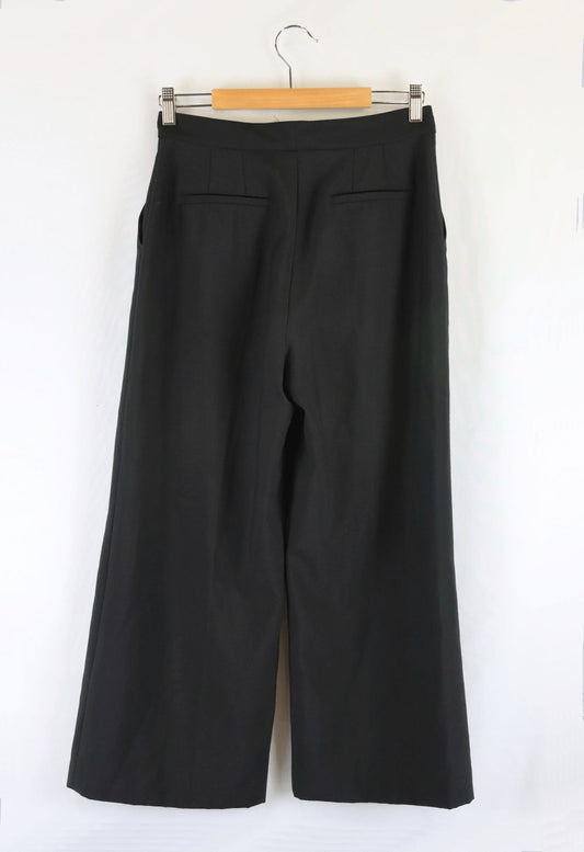 Zara Black Wide Leg Pants S