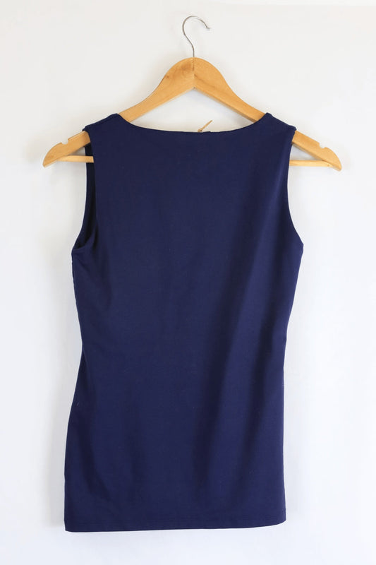 Zara Navy Top 8