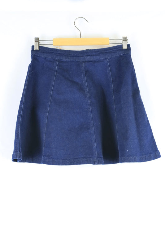 Dangerfield Blue Denim Skirt 10