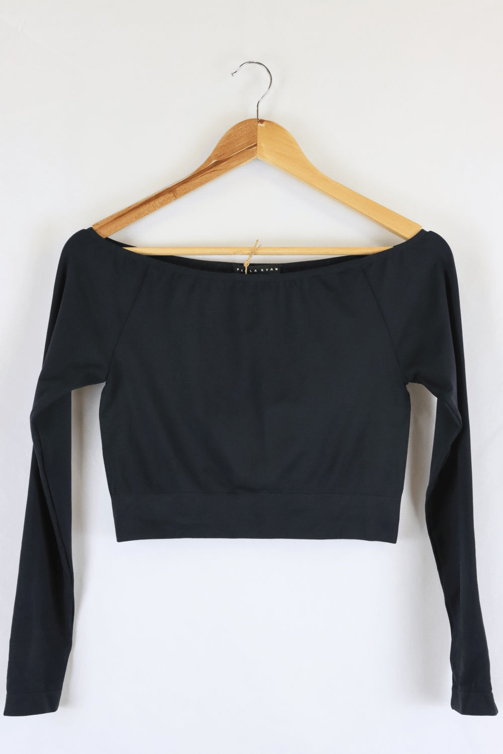 Paula Ryan Black Cropped Top S