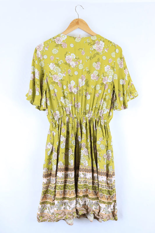 Dreamcatcher Green Floral Dress 8