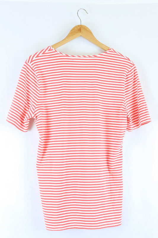 Bird Keepers Red And White Striped Top 12