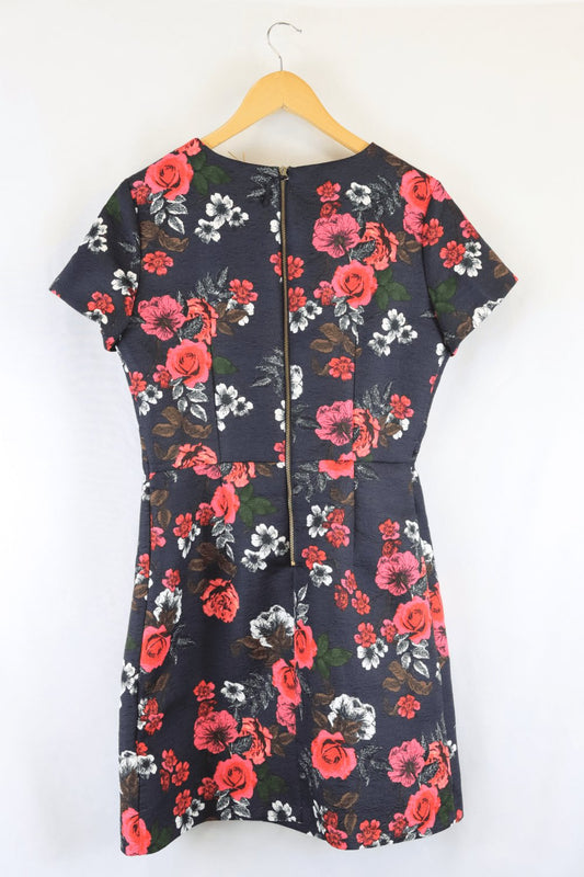 Oasis Floral Pink Dress 14