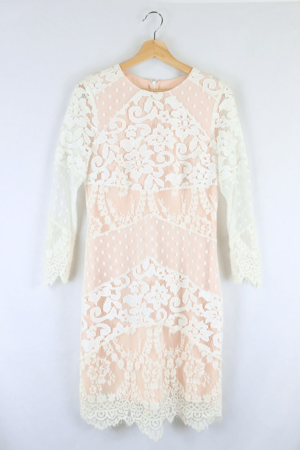 Alannah Hill White Lace Mini Dress 12