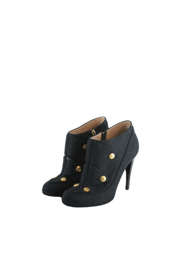 Emporio Armani Black Heel Boots 37