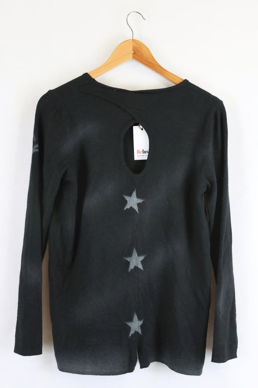 Angela Style Black Jumper S