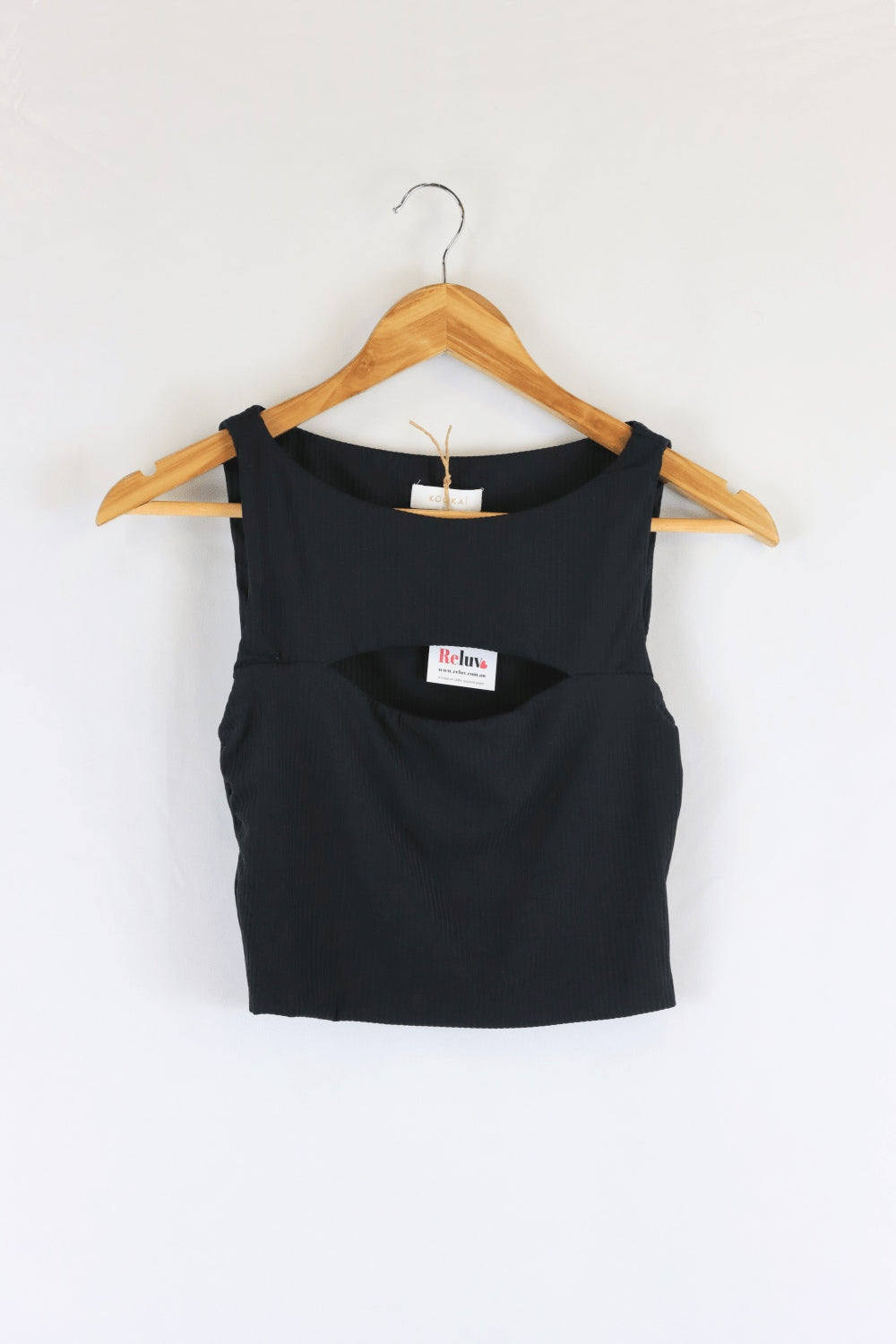 Kookai Black Crop Top 6