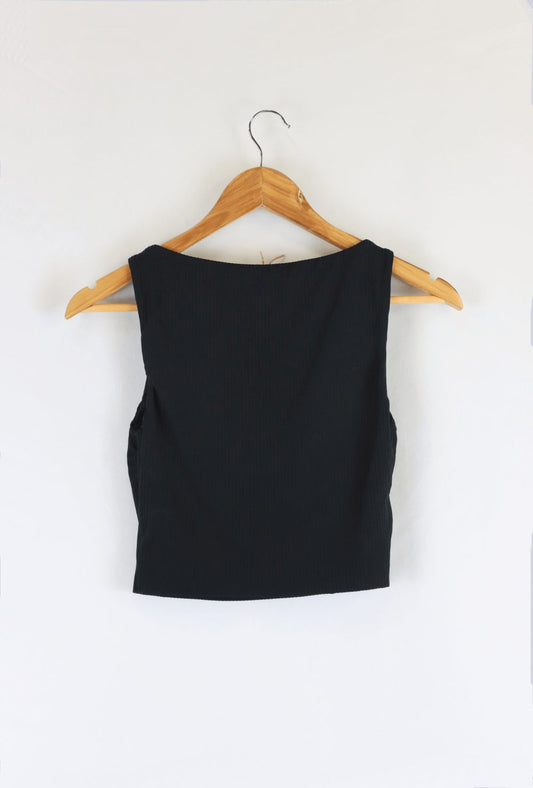 Kookai Black Crop Top 6