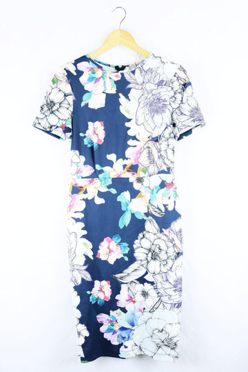 Asos Floral Multi Coloured Dress 12