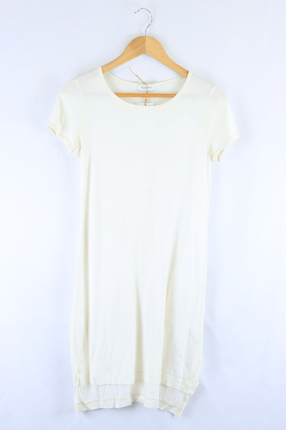 Kookai White Long T-shirt 1 (10)