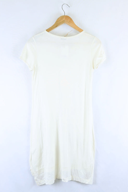 Kookai White Long T-shirt 1 (10)