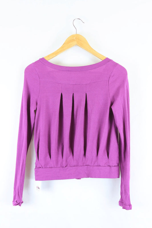 Metalicus Purple cardigan OSFA