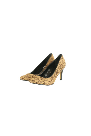 Diana Ferrari Brown Animal Print Heels 8