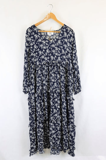 Feather + Noise Floral Dress 10