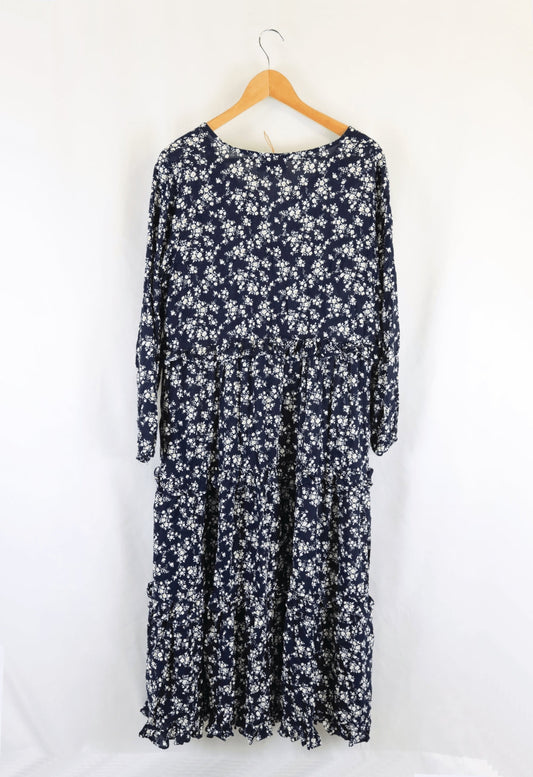 Feather + Noise Floral Dress 10