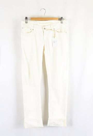 Levi's White Jeans S