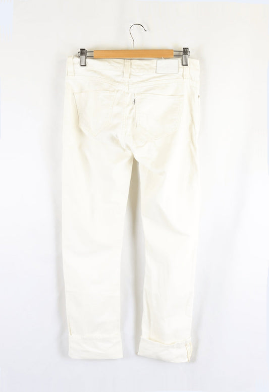 Levi's White Jeans S