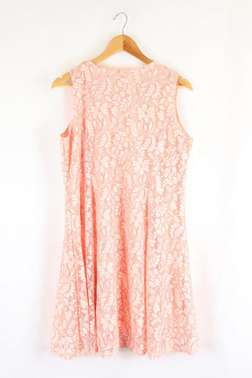 Shorline Pink Lace Dress M