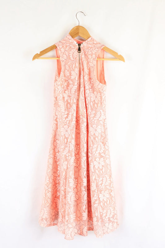 Shorline Pink Lace Dress M