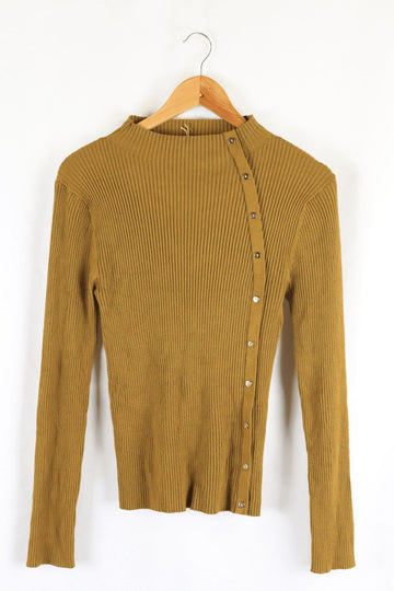 Zara Mustard Knit Longsleeve L