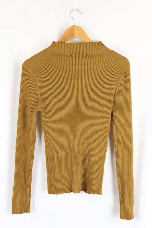 Zara Mustard Knit Longsleeve L