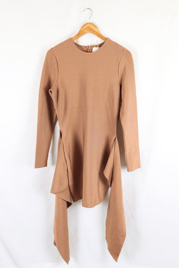 Misha Collection Brown Mini Dress 14