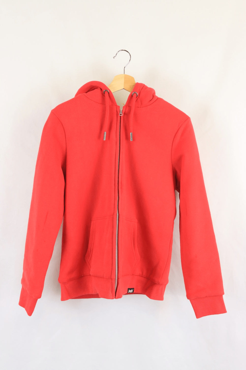 Superdry Red Fleece Jumper 10