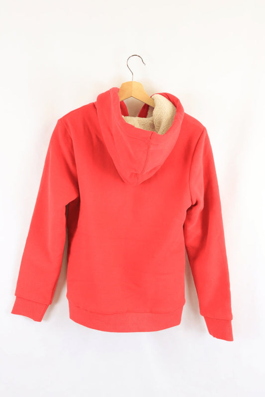 Superdry Red Fleece Jumper 10