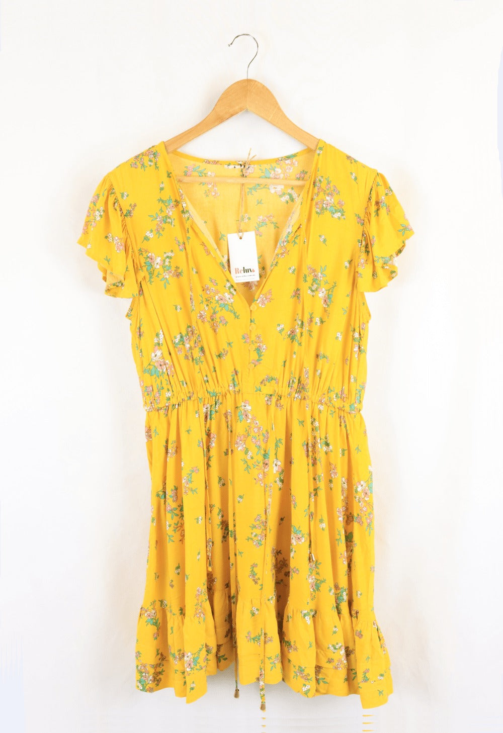 Jaase Yellow Dress M