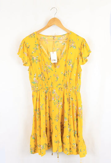 Jaase Yellow Dress M