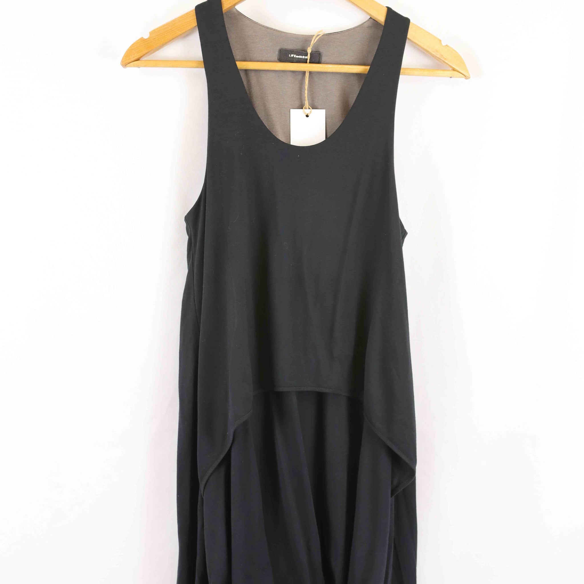 Life With Bird Black Dress S